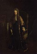 Jonathan Richardson Portrait of William Cowper, 1st Earl Cowper oil on canvas